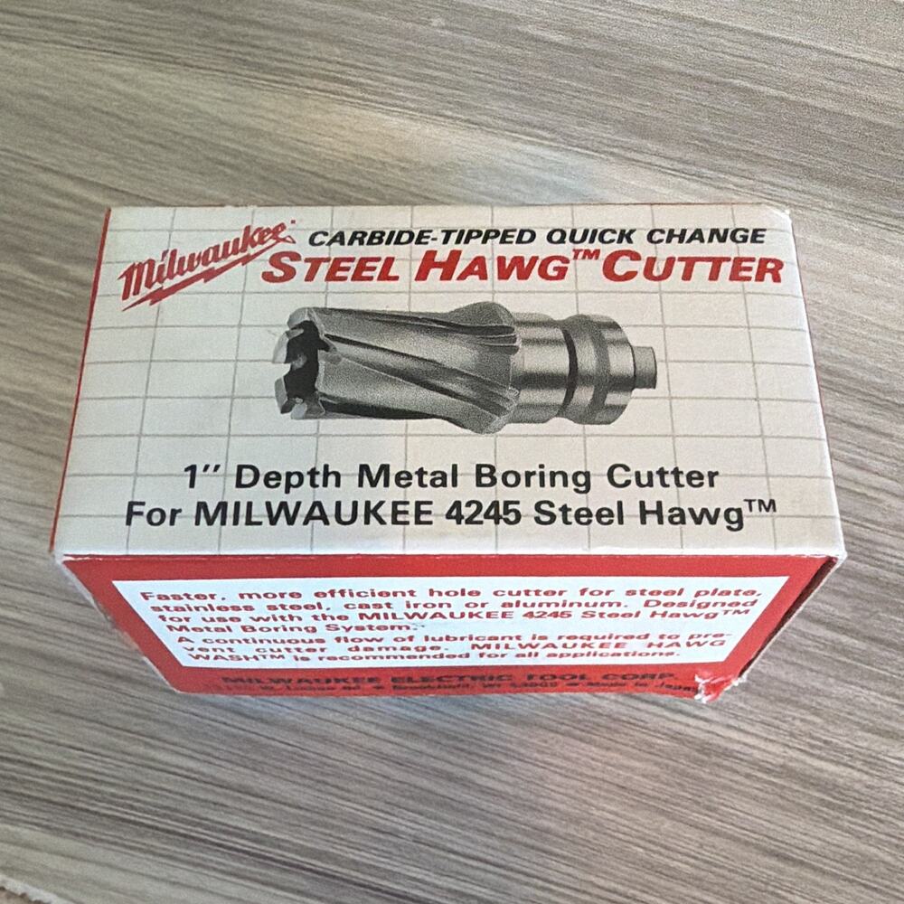 Milwaukee Carbide Tipped Quick Change Annular Boring Cutter 1-7/16 in 49-57-1439